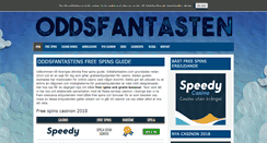 Desktop Screenshot of oddsfantasten.com