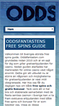 Mobile Screenshot of oddsfantasten.com